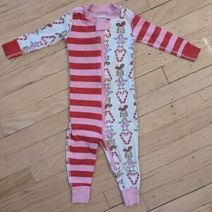 Hanna Andersson Dr. Suess Zip Up Pajamas, Size 12-18m
